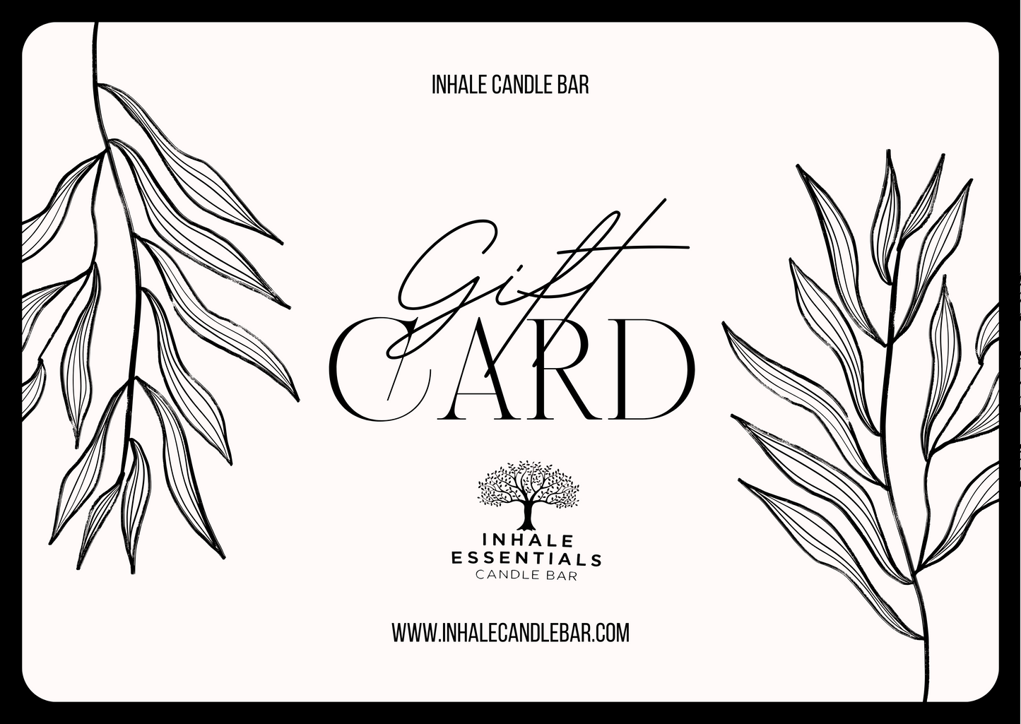 Inhale Essential Candle Bar E-Gift Card